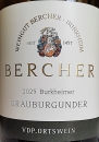 Weingut Bercher Burkheimer Grauburgunder 2025, trocken, Kaiserstuhl, Weißwein 0,75l